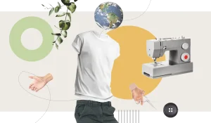 Collage zu Manomama – dem Erfolgsunternehmen von Sina Trinkwalder