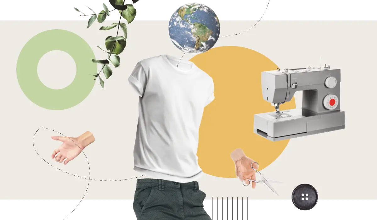 Collage zu Manomama – dem Erfolgsunternehmen von Sina Trinkwalder