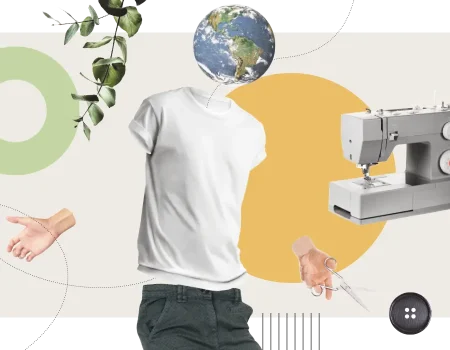 Collage zu Manomama – dem Erfolgsunternehmen von Sina Trinkwalder