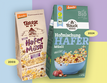 Bioboom Ausgabe 104 — Bio-Klassiker Bauck Mühle— Hofmischung Hafer Müsli